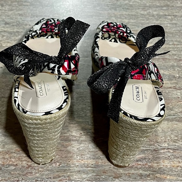 Coach Maritza open toe wedge sandals - Picture 2 of 16